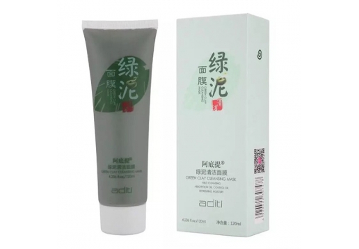 阿底提 绿泥清洁面膜120ml