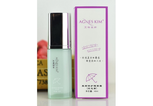 艾格金妍 美颜修护隔离霜40ML（晶莹绿/炫光紫）