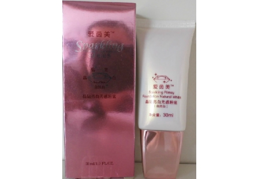 爱茵美 美晶钻亮白无感粉底30ml（象牙白）