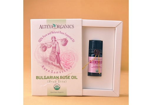 Alteya 有机口服级别大马士革奥图玫瑰精油4.3ml