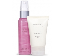  Arcona 蔓越莓磨砂和爽肤水套装（2件）正品