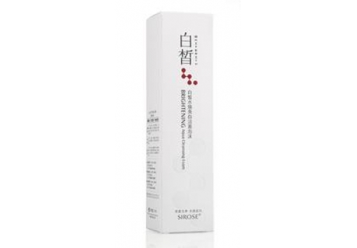 白皙 水焕亮白洁面泡沫120ml