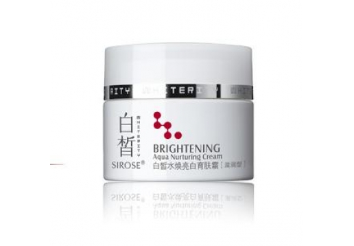 白皙 健康美白水焕亮白育肤霜滋润型50g