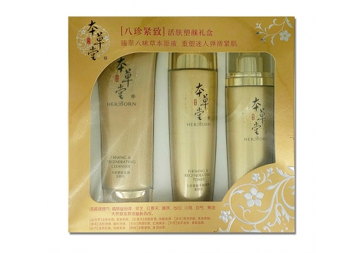 本草堂 八珍紧致活肤塑颜礼盒3件套