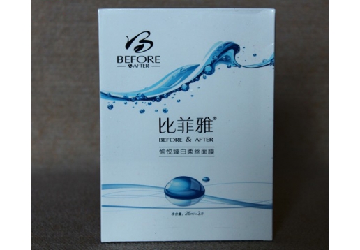 比菲雅 愉悦臻白柔丝面膜25ml*3/盒