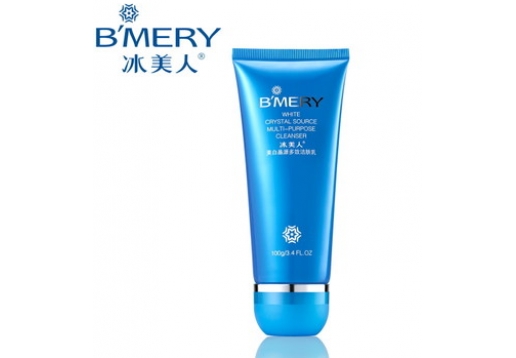 冰美人 美白晶源多效洁肤乳100g
