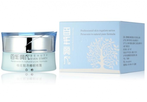 百年丽人 桃花靓泽睡眠晚霜30g