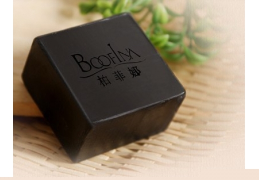 柏菲娜 天然竹炭精油手工皂120g