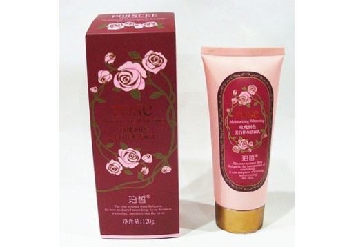 珀皙 玫瑰润色美白补水洁面乳120ml