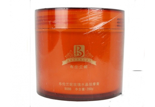 布伦兰妮 玫瑰水晶按摩膏280g