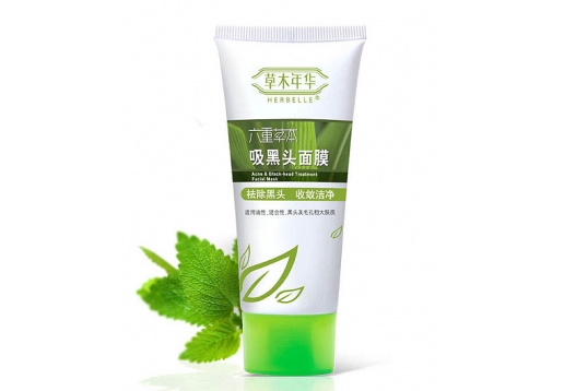 草木年华 六重草本•吸黑头面膜40g