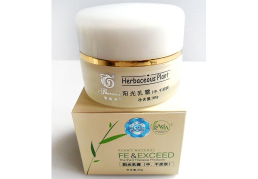 德莉莎 阳光乳霜(中、干皮肤)30g