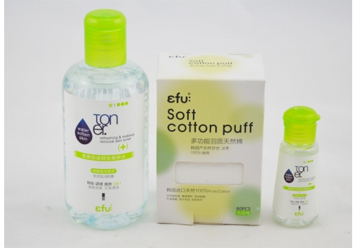 EFU 清爽控油卸妆爽肤水260ML+30ML