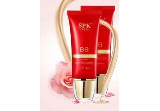 spk赋美园  隔离美肌粉底液（淡粉色）35g 