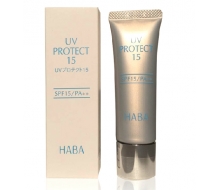  HABA 防晒霜隔离乳30g（粉色SPF15）