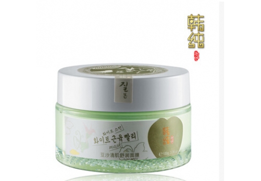韩纯 豆沙清肌舒润面膜100g