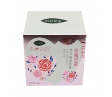 韩芳肌蜜 玫瑰原液亮肤晚安冻膜80g正品