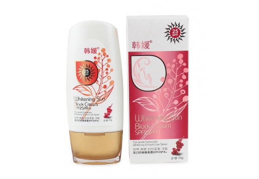 韩媛 五味子美白防晒隔离霜SPF25PA+ 70g