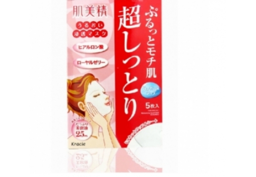 嘉娜宝 肌美精玻尿酸超保湿面膜5片