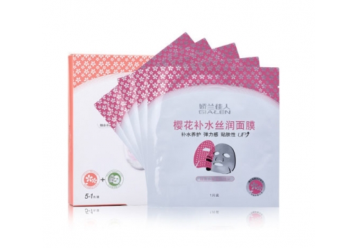 娇兰佳人 樱花补水丝润面膜5+1片/盒