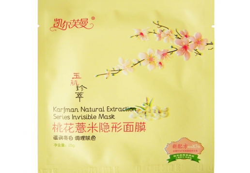 凯尔芙曼 桃花薏米隐形面贴膜25g/片