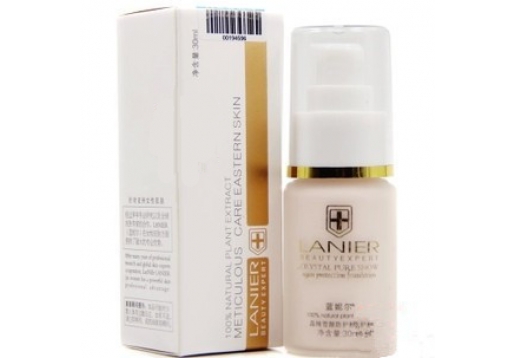 蓝妮尔 晶纯雪颜防护粉底液30g(象牙白)