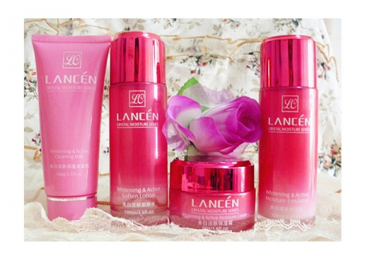 蓝芯化妆品 兰花雪肌套装4件套