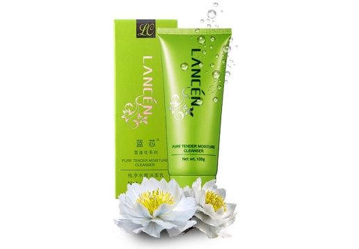 蓝芯化妆品 纯净水嫩洁面乳100g