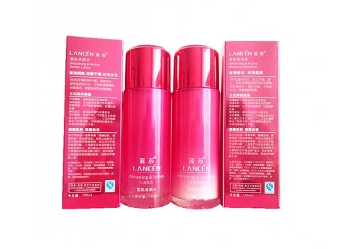 蓝芯化妆品 雪肌柔肤保湿套装两件套