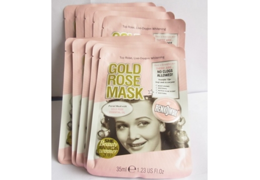 蕾珂美 金牌玫瑰精油面膜10片