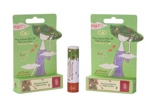 里美 天然坚果油纯美呵护润唇膏3.5g