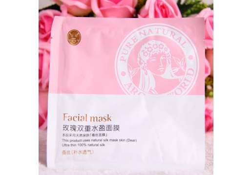 美舍雅阁 玫瑰双重水盈面膜25g/片