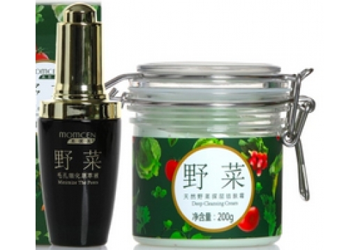 美优美 野菜洁肤霜200g+原萃液30ml