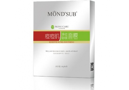 蒙迪莎白 痘痘肌净痘舒缓面膜6片