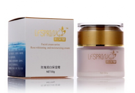 莉芙泉 玫瑰精华润白补水保湿霜55g