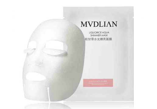 摩力沱 欧甘草水光婧亮面膜10片