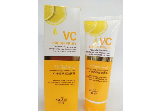 牧诗 VC净透保湿洁面乳120g