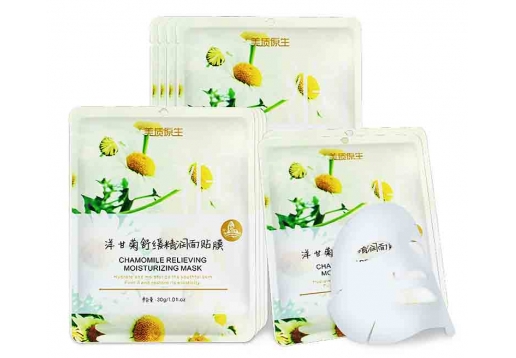 美质原生 洋甘菊舒缓精润面贴膜30g*10片装