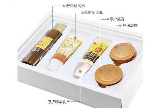 美质原生 洋甘菊舒缓面部套装5件套