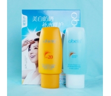 欧贝斯 美白防晒霜乳套装SPF2...