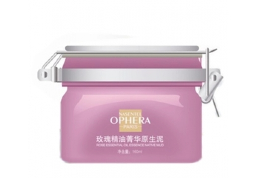 欧芙兰 玫瑰精油菁华原生泥面膜160ml（红泥）