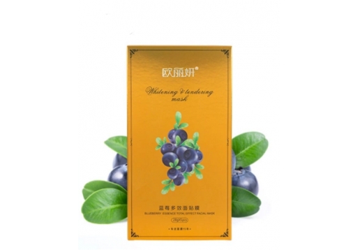 欧丽妍 蓝莓多效面贴膜5片