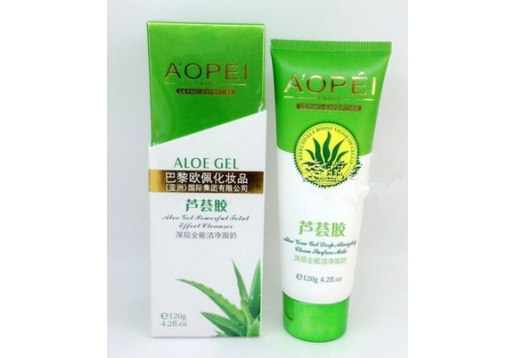 欧佩 芦荟胶深层全能洁面奶120g