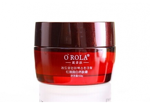 欧若拉化妆品 红酒润白养肤霜50g