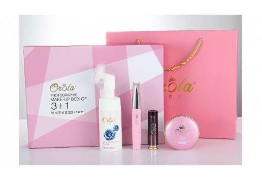 欧若拉化妆品 感光美妆3+1组合4件套