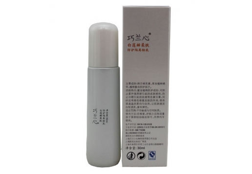 巧兰心 白莲瓣柔肤防护隔离粉底30ML