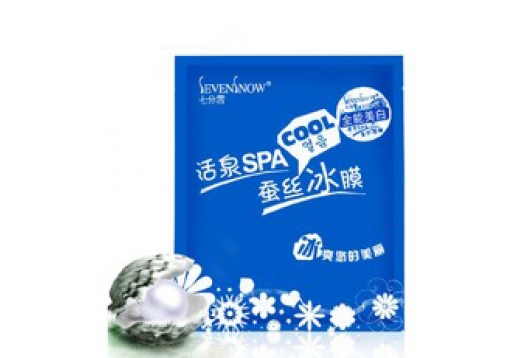 七分雪 活泉SPA蚕丝冰膜(全能美白）30g