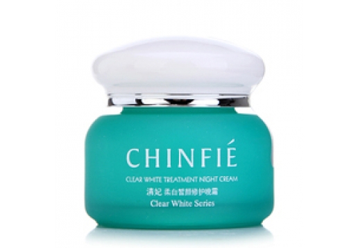 清妃 柔白皙颜修护晚霜50g