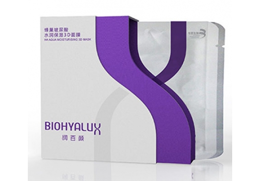 润百颜 蜂巢玻尿酸水润保湿3D面膜5片