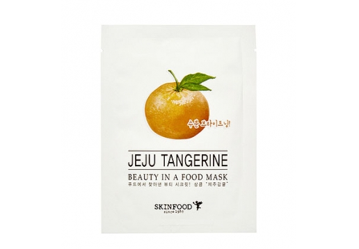 思亲肤 美人（美-in）食物面膜（济洲柑橘）20g*1贴